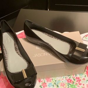 Black Melissa Jason Wu jelly flats size 10. NIB